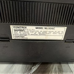 Vintage Pomtrex 606C AM/FM Portable Radio – Hong Kong FOR PARTS/REPAIRS 70s-80s