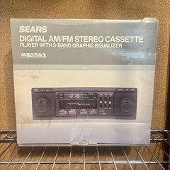 Vintage Audiovox AVX-942 AM/FM/MPX Radio with Stereo Cassette Player