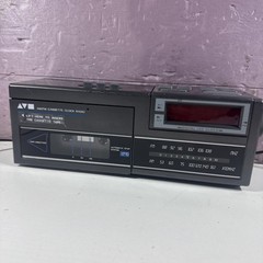 Vintage Sears Roebuck AM/FM Cassette Clock Radio Tape 225.23415 Tested Working