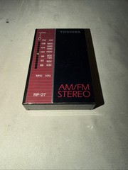 VTG Toshiba RP-27 Portable AM/FM Stereo 2 Band Receiver FOR PARTS