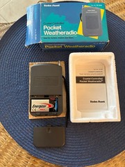 Radio Shack Pocket Weatheradio. Model 12-244. New in Open Box. Works.