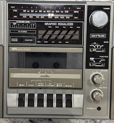 Vintage 1980s 80s Sears SR 3000 Stereo Boombox Radio Sears Japan Supe CLEAN