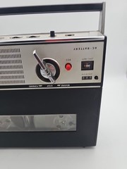 Vintage Panasonic RQ-233S AM Radio Cassette Recorder Motor Runs Reel Spins Rare
