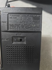Vintage PANASONIC Portable Am/Fm Radio Model RF-508 9v Battery Power Works As is
