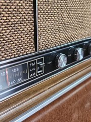 Vintage RCA FM/AM Radio Model RVC 742W Walnut Japan Works Great