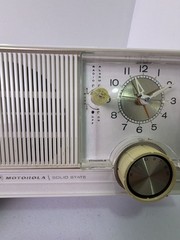 Vintage Motorola Solid State Alarm Clock Radio Model XC12BN -TESTED-
