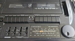 Vintage Hitachi CX-W700HC CD Cassette Boombox AM/FM Double Cassette – Working