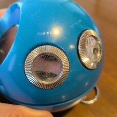 Vintage 1970 National Panasonic Panapet R-70 Blue AM Radio Tested Japan