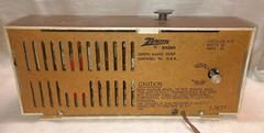 Vintage Zenith Z275L Am Alarm Clock Radio Mid Century 2 2677 Working