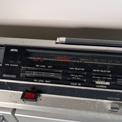 Vintage Sharp VZ2000 boombox japanese Radio & Record Player Work AS IS