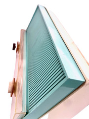 1963 Philco K914-124 Seafoam AM/FM Tube Radio – Mid-Century Modern Dual-Speaker