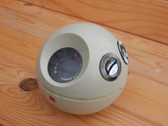 Vintage 1969 National Panasonic Panapet R-70 Model Ball Space Age AM Radio Works