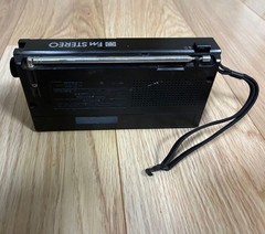 TOSHIBA RP-S7X FM STEREO RECEIVER Portable FM SW MW 3Band Radio Black DC6V