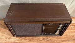 RCA Long Range TRF Solid State Radio RZC275W Walnut (Works – Read)