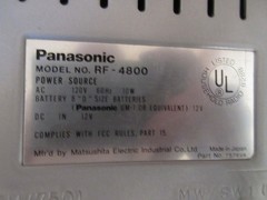 Panasonic RF-4800 Multi-band Short Wave Receiver Radio