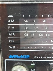 Vintage Midland Weathermatic Radio AM FM AIR Weather Solid State AC Tested