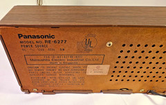 Vintage Panasonic RE-6277 FM/AM 2-Band Table Radio Tested Working