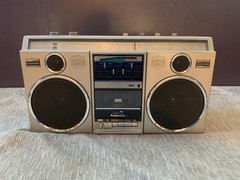 Vintage Panasonic Radio RX-5050 Cassette Boombox AM/FM Stereo Works No Cord Read