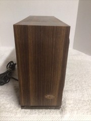 Vintage Sony FM AM Tabletop Radio Wood Grain Model ICF-9740W Retro Works READ