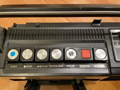 Panasonic RQ-542AS Vintage FM AM Radio Cassette Recorder / Japan. Works!!