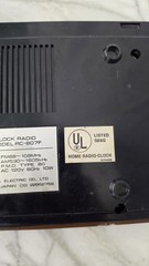 Vintage 70s 80s Toshiba RC-807F FM/AM Solid State Digital Clock Radio Japan made