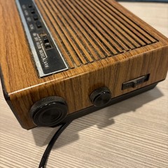 VTG General Electric GE Alarm Clock AM/FM Radio 7-4625C Wood Grain WORKS (Read)