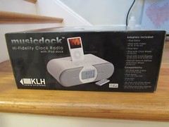 NEW IN SEALED BOX RARE! KLH Musicdock KC-80 PRISTINE! HI-Fidelity Clock Radio