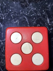 Sanyo RP-1711 Dice Cube AM Radio – 6 Transistor – Vintage For Parts Only