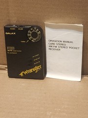 Wrangler Galax AM/FM Card Stereo Pocket Radio 2-Band Receiver PLL Synthesized