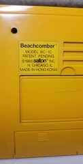 Salton Beachcomber BC-1C Cassette Player AM/FM Radio 1985 Yellow w/ Secret Stash