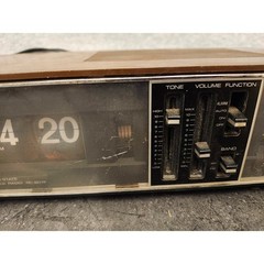 Vintage 60s 70s Toshiba RC-807F FM/AM Solid State Digital Clock Radio Japan made