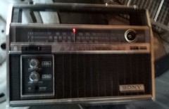 Sony TFM-7400W AM/FM Public Service Band Radio Vintage