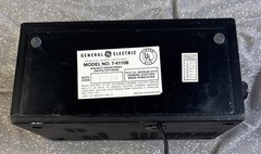 Vintage 70s GE General Electric AM/FM Radio 120 Volts 7-4115B Tested Works