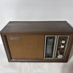 Vintage Sony Mahogany AM/FM Radio – Model TFM-9450W