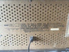 Vintage RCA Radio Solid State AM/FM Long Range walnut TRF RZC 275W Japan VIDEO