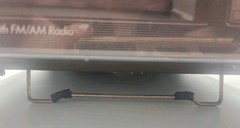 Vintage GE General Electric Spacemaker Portable TV AM/FM Radio 7-7650A READ