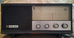 Vintage National Panasonic FM AM 2-Band Tube Radio – Model RE-744 – Tested Works
