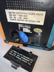 D530 Vtg 1990s GPX Gran Prix Radio Alarm Clock Rubik Simon Multi-Color CUBE EUC