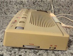 Vintage GE Softlite AM/FM Alarm Clock Radio Model 7-4657A Works Great Light