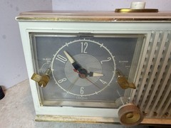 Vintage PINK Zenith C519L AM Clock Radio “Owl Eyes” WORKING!!!