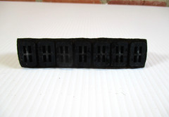 Zenith H500 Trans-Oceanic Parts Band Push Buttons