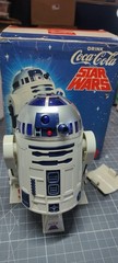 Vtg 1977 Star Wars R2-D2 AM Radio Coca-Cola Fuji Japan – Working w/ Box Rare