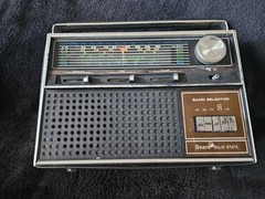 Vintage Sears 7-Band AM/FM/AIR/WB/TV Solid-State Portable Radio 266.22490500