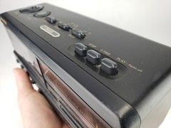Vintage Sound Design AM-FM Electronic Clock Radio Tape Cassette Player Works