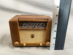 Cigarette Music Box in the Form of a Philips Radio 500A, c. 1950s promo item