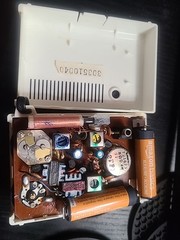 Vintage SANYO RP 1390 AM Portable Pocket Transistor Radio 10.3x7cm Working
