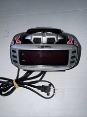 Hot Wheels Car Alarm Clock AM/FM Radio HW800 Engine Night Light From Mattel