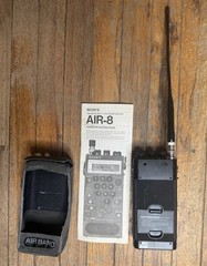 Sony Air-8 Handheld Synthesized Receiver 4-Band PSB/AIR/FM/AM Radio Manual Cover