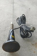 Johnson Messenger 4145 CB 2 Way Radio With Speaker Antenna Signal Kicker As Is