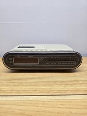Vintage Gran Prix GPX DC568 Alarm Clock Radio With Cassette Tape For Parts Only